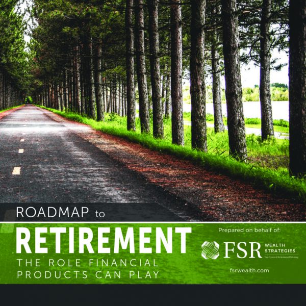 A road winding through a forest - Roadmap to Retirement whitepaper cover