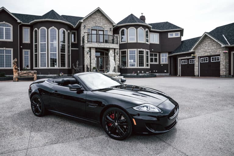 An expensive car and a big house represent capital gains taxes