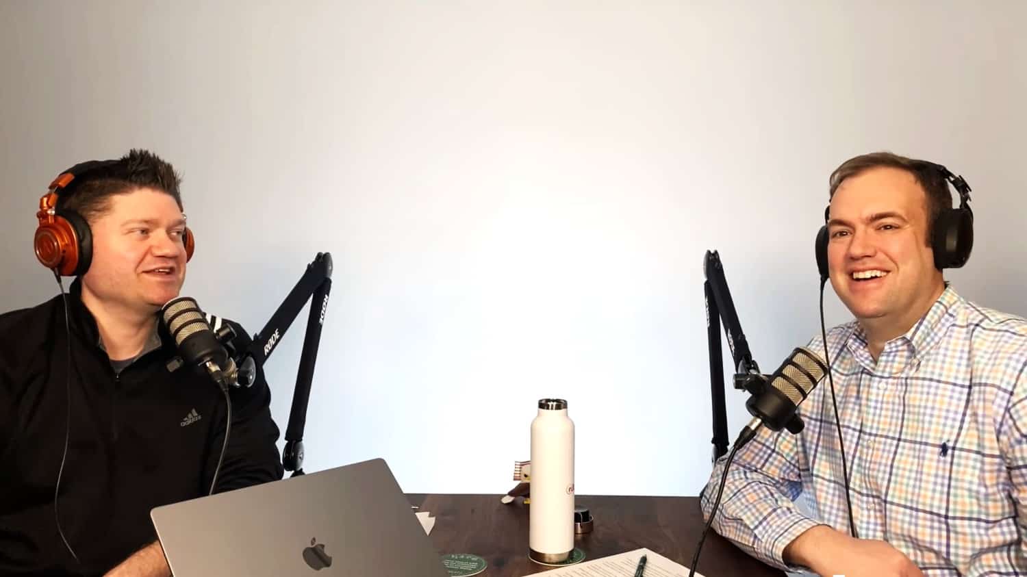 Josh and Dave recording podcast 035