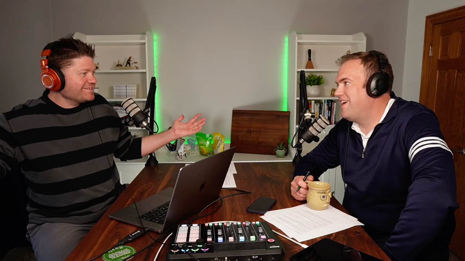 Josh and Dave recording podcast 039